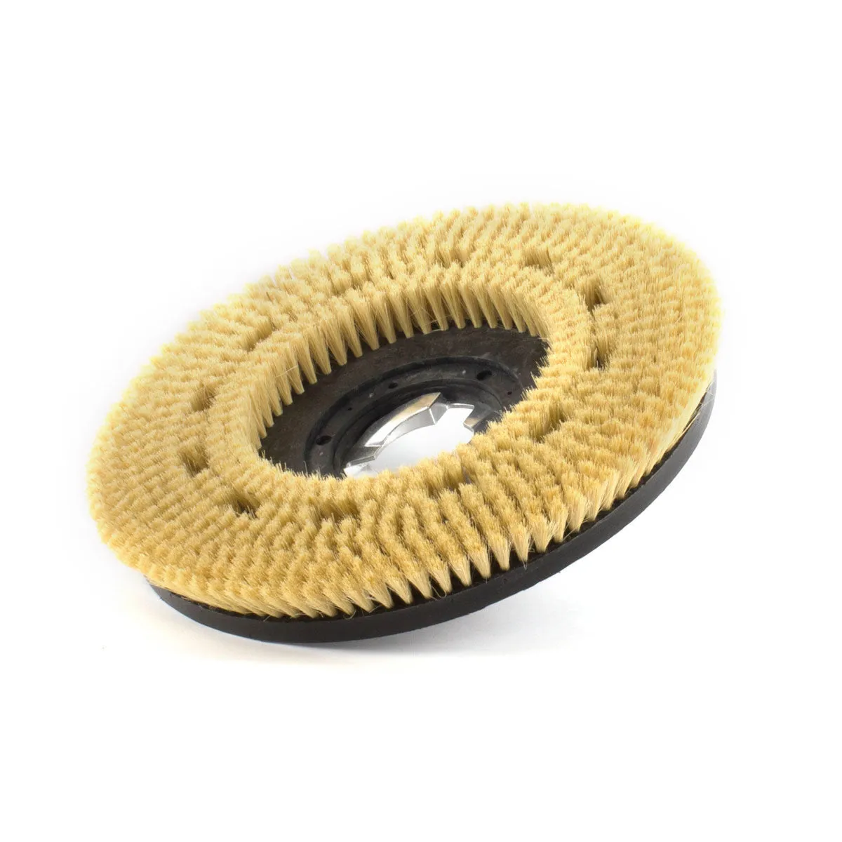 20" Floor Buffer Marble & Stone Floor Buffing & Polishing Brush w/ Tampico Bristles (18" Actual Diameter)